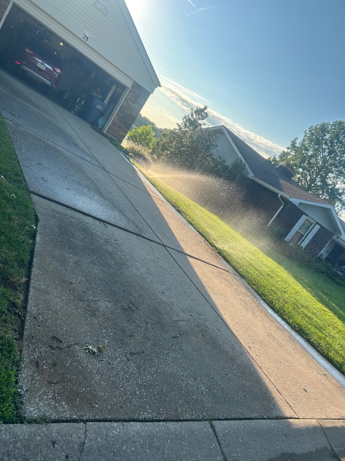 Driveway Deep Clean — before cleaning