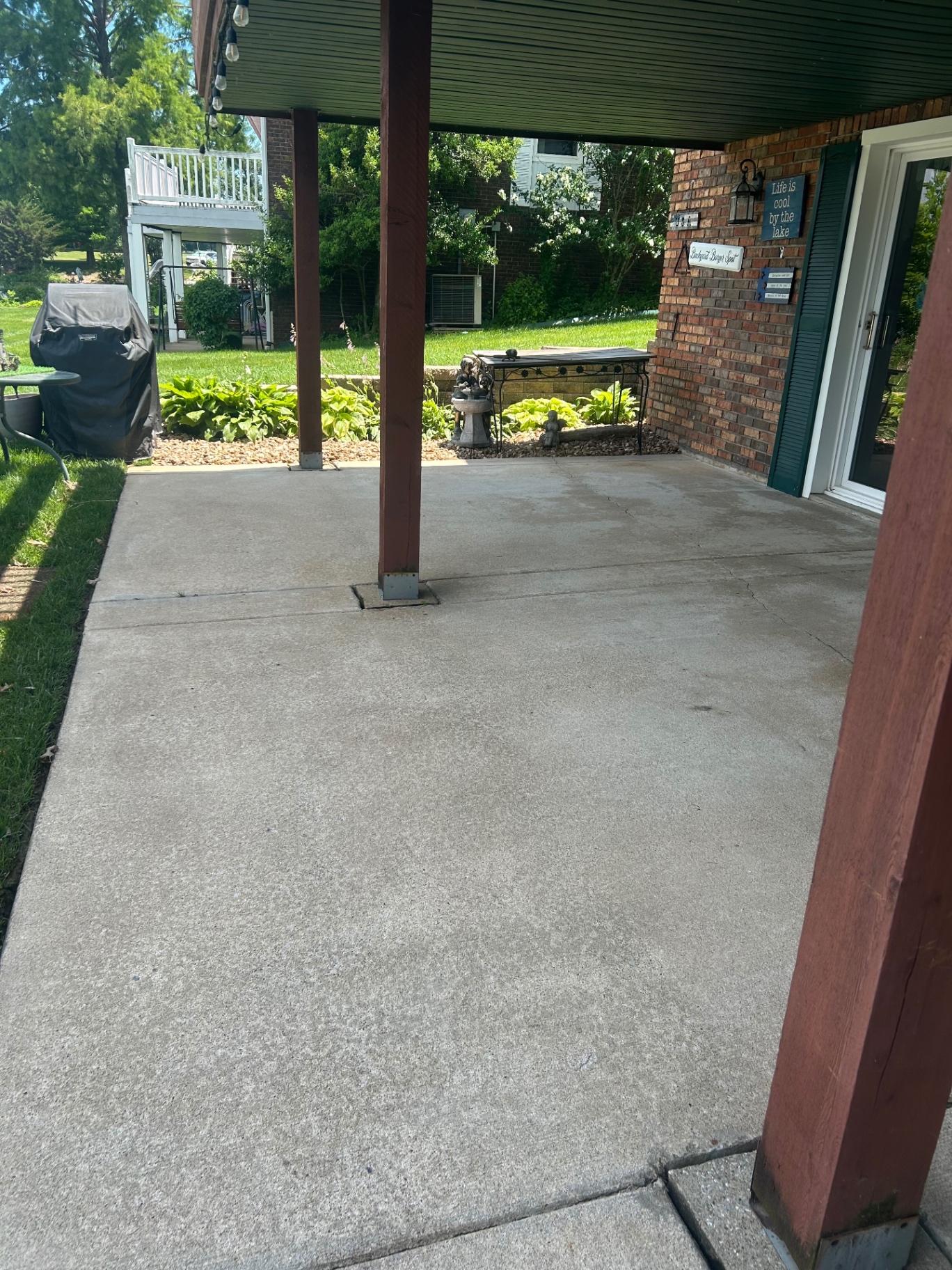 Algae & Mildew Removal — after cleaning
